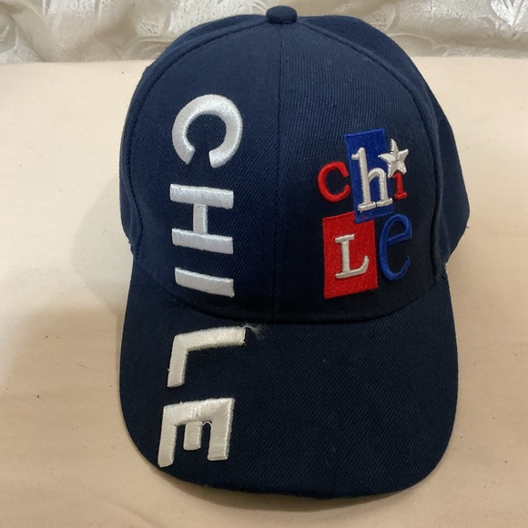 CHILE Navy Blue Adjustable Hat - Picture 1 of 9